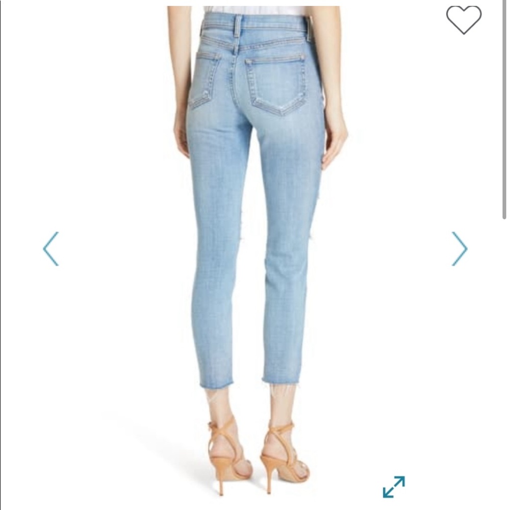 NWT L’AGENCE El Matador Ripped Distressed Mid Rise Jeans Size 25 - Picture 4 of 16